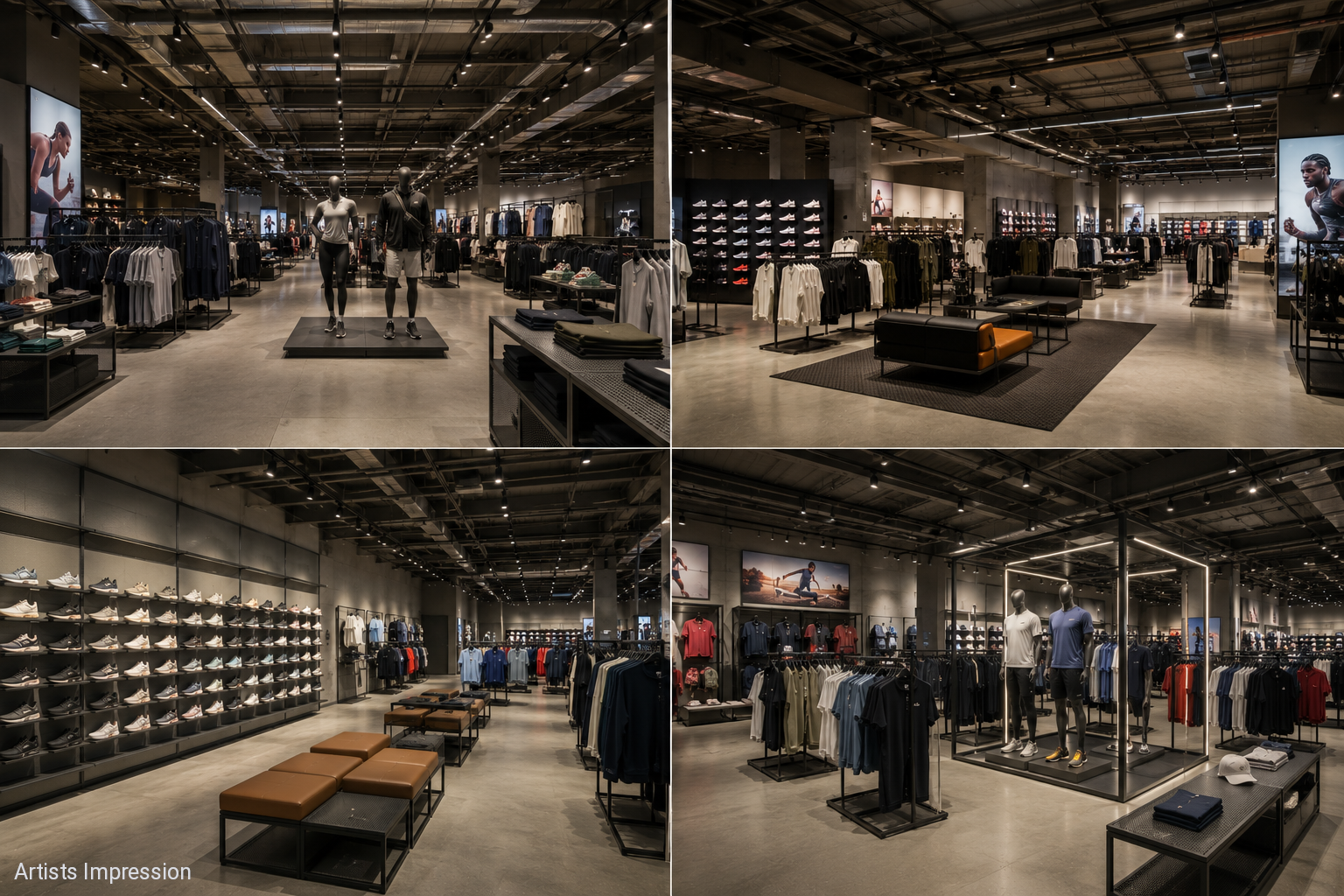 Nike Store Refit — 15,000 sqft retail fit-out at Straiton