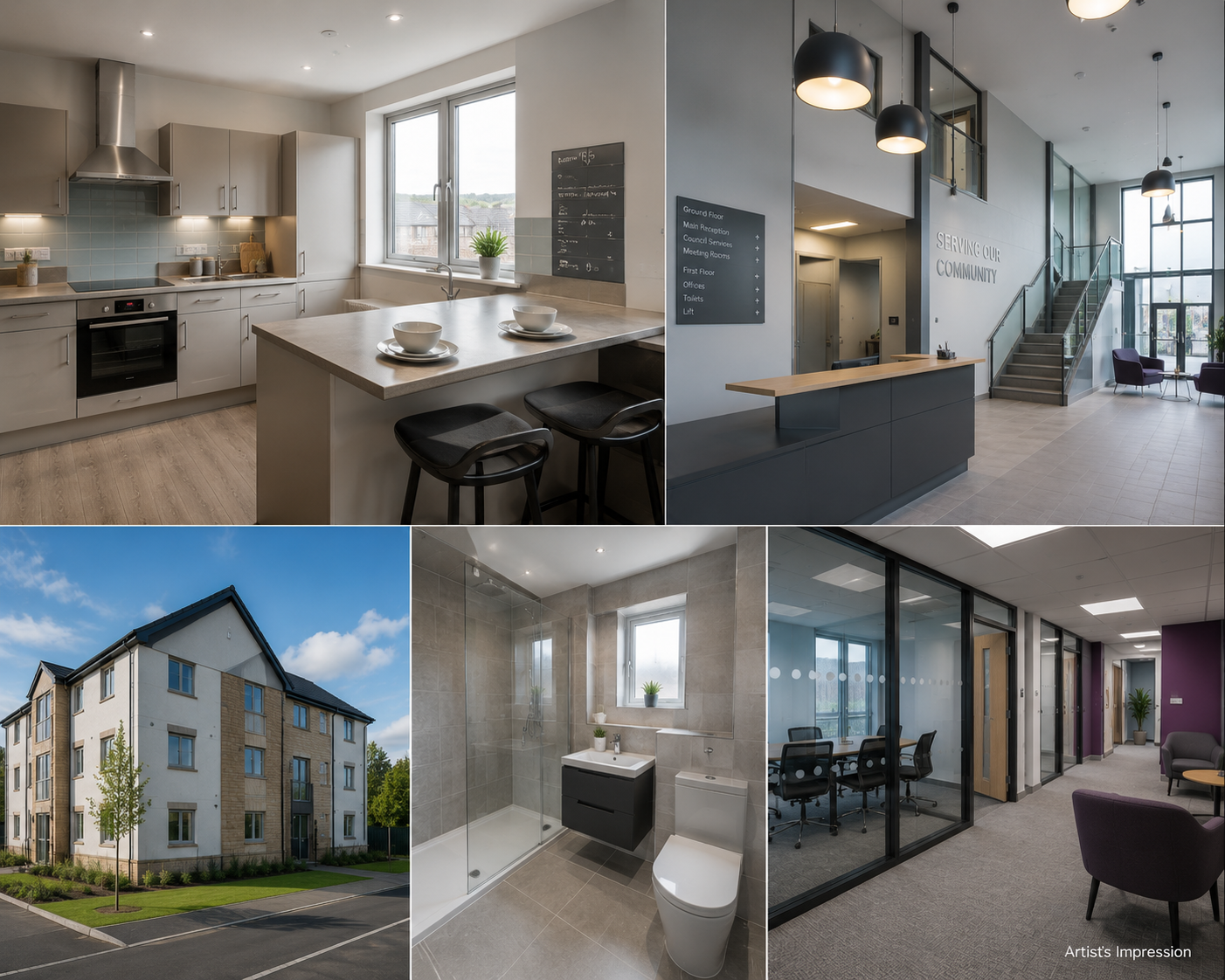 Council Refits & Fit-Outs — residential and commercial programmes across central Scotland